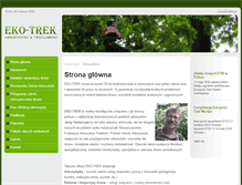 Tablet Screenshot of eko-trek.pl